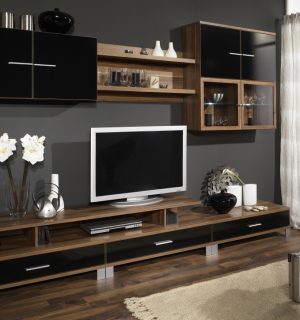 Furniture Led Tv Wall Unit Designs Picture Tv Wall Unit Designs within Tv And Desk Wall Units - eyyc17.com